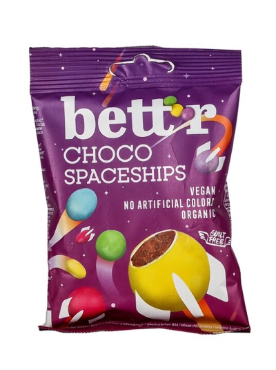 BIO �okol�dov� dra�� CHOCO SPACESHIPS (Bett�r)