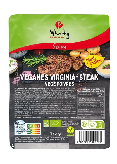 BIO Vegansk� virginia steak 'Wheaty)